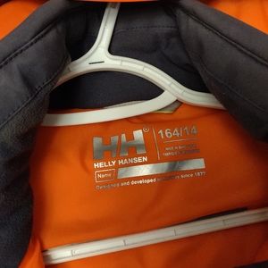 Helly Hansen Orange/Blue Ski Coat